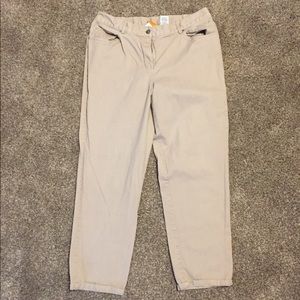 Ruby Rd tan jean